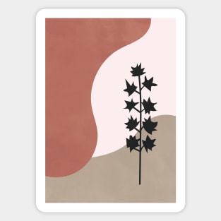 Neutral, Modern Gallery Wall Decor , Minimal, Scandinavian, Abstract, Botanical 2 Sticker